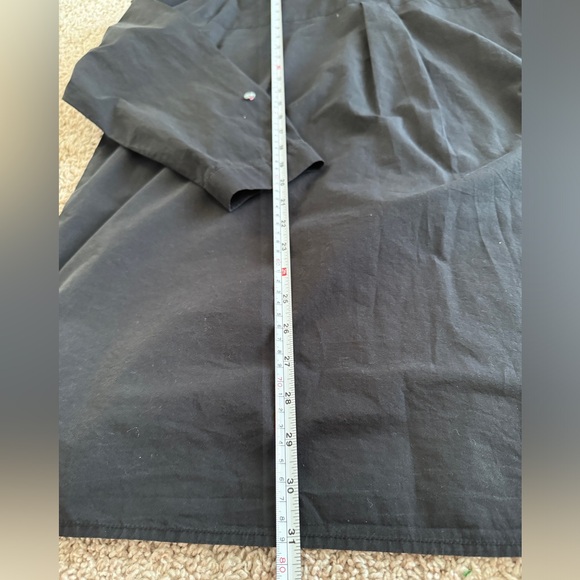 Eileen Fisher Classic Collar Easy Organic Cotton Button-Up Shirt Size XL - Picture 11 of 12